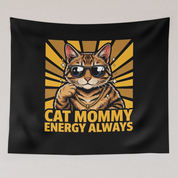 Item preview, Cat Daddy Energy Always Funny Cat Lover Design designed and sold by BHMARTS.