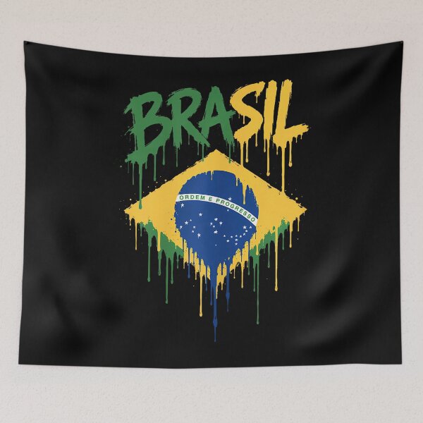 Item preview, Brasil With Brazilian Flag Colors Men Women  Kids Brazil designed and sold by ripgoatclothing.