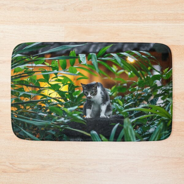 Item preview, Curious Cat Resting on Old Stone Wall designed and sold by picstroflex.