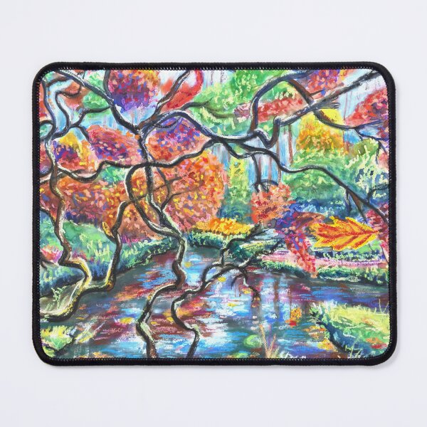 Item preview, Japanese gardens in spring designed and sold by IrinaRammos-Art.