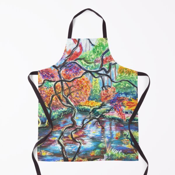 Item preview, Japanese gardens in spring designed and sold by IrinaRammos-Art.