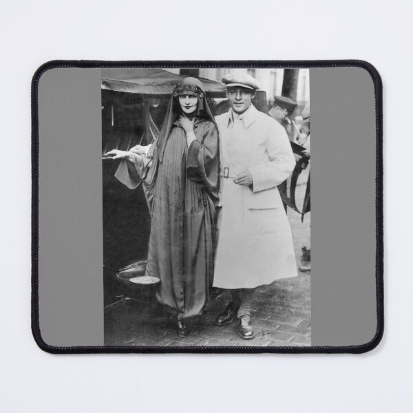 Item preview, Rudolph Valentino and Natacha Rambova At Car designed and sold by collageDP.