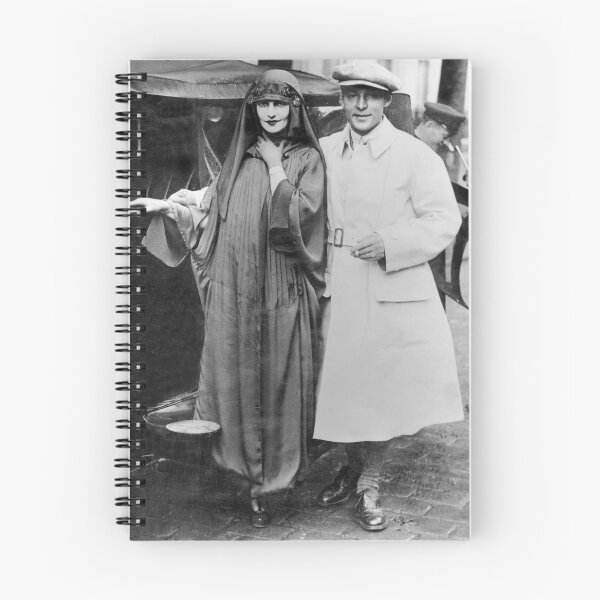 Item preview, Rudolph Valentino and Natacha Rambova At Car designed and sold by collageDP.