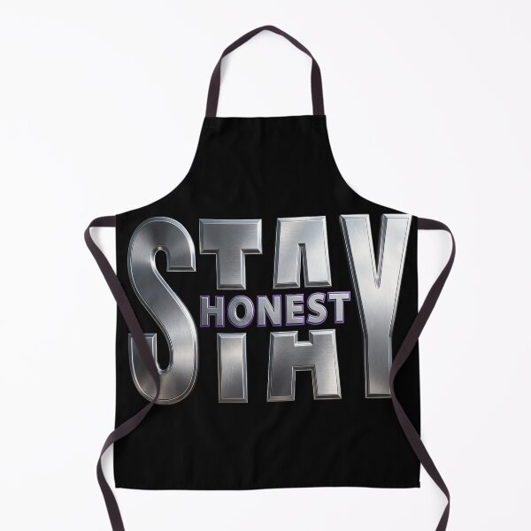 Item preview, Hyper Realistic Brushed Stainless Steel And Purple Neon 3D Text Effect Stay Honest Shy Mockup designed and sold by ARTCREATESHOP.