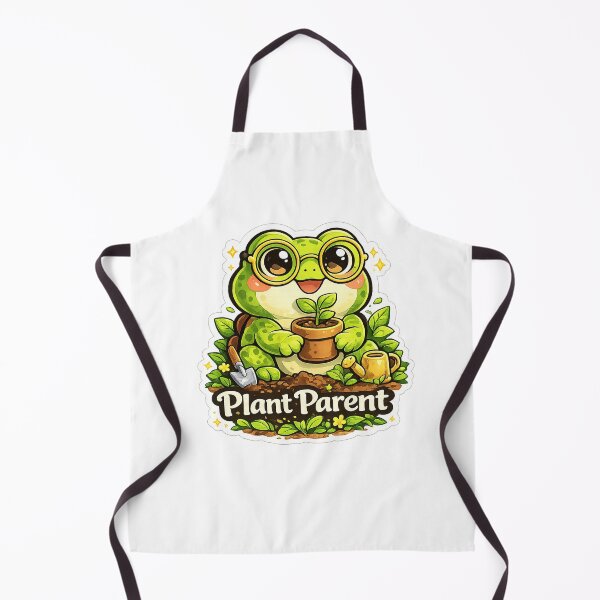 Item preview, Cute Frog Plant Parent Sticker | Plant Lover Gift | Gardening Frog designed and sold by LandlordsIndia.