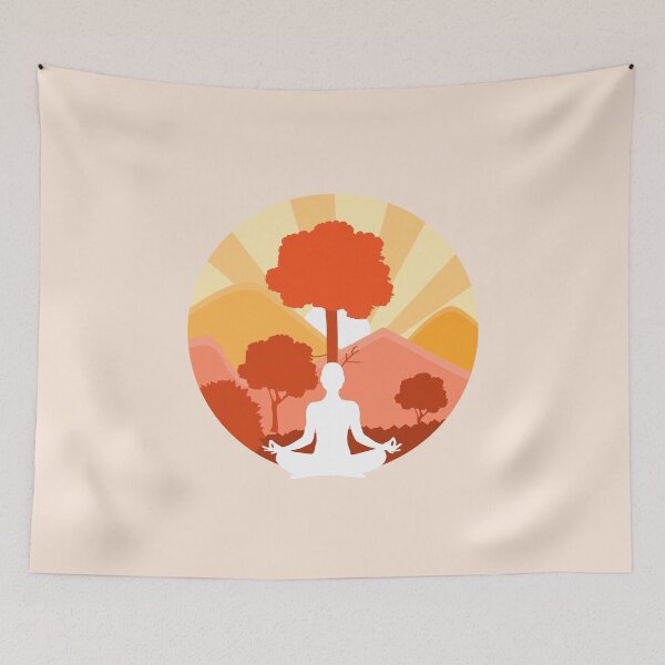 Item preview, Yoga Meditation Landscape designed and sold by FanFest.
