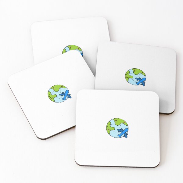 Item preview, World Travel Plane Adventure Map Illustration designed and sold by DailyDoodlesBySumbul.
