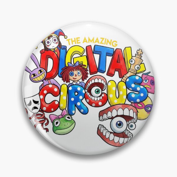 Item preview, Retro Comic The Amazing Digital Circus Peeking Logo designed and sold by Numair  Baig.