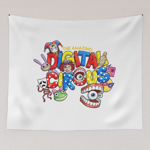 Item preview, Retro Comic The Amazing Digital Circus Peeking Logo designed and sold by Numair  Baig.