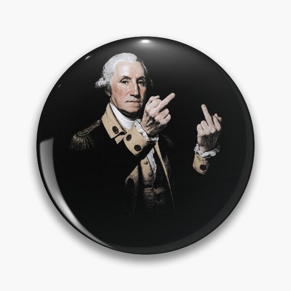Item preview, Funny George Washington Middle Finger designed and sold by ripgoatclothing.