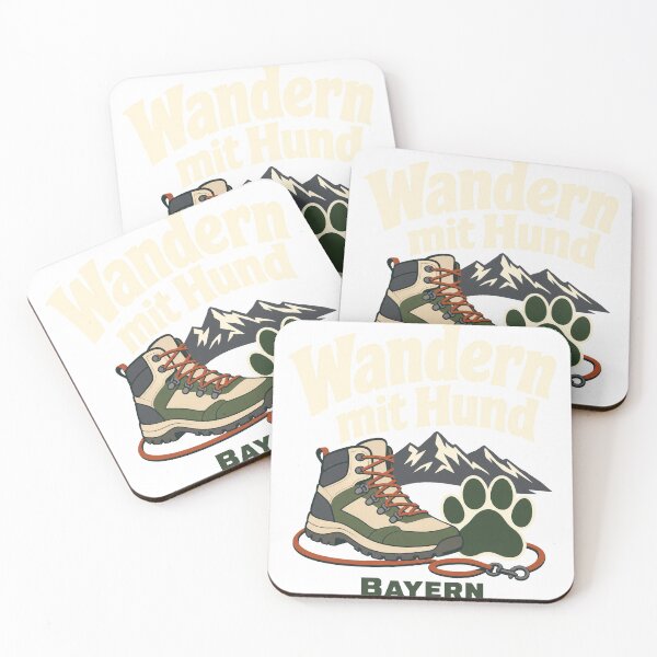 Item preview, Hiking with dogs in Bavaria, Hiking With Dog Lovers designed and sold by pirminio.