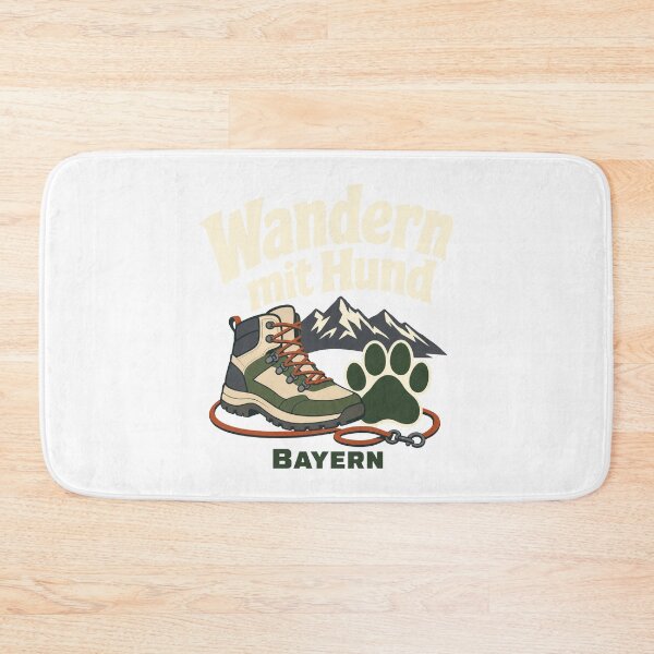 Item preview, Hiking with dogs in Bavaria, Hiking With Dog Lovers designed and sold by pirminio.