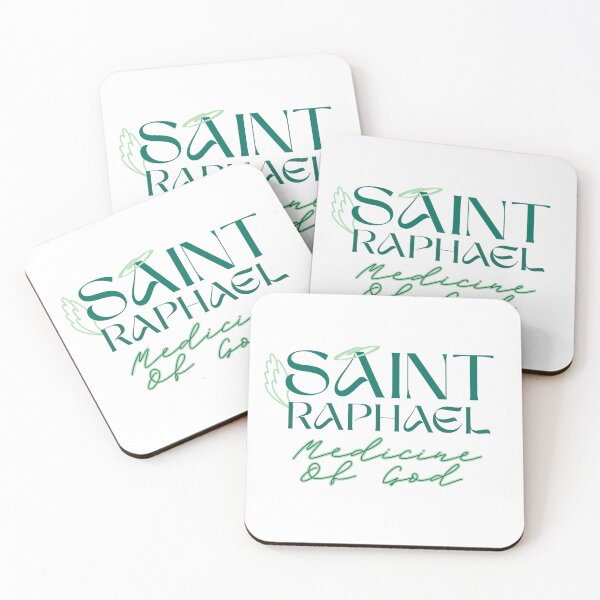 Item preview, Saint Raphael Medicine Of God Lettering designed and sold by MapachardoStoreRB.