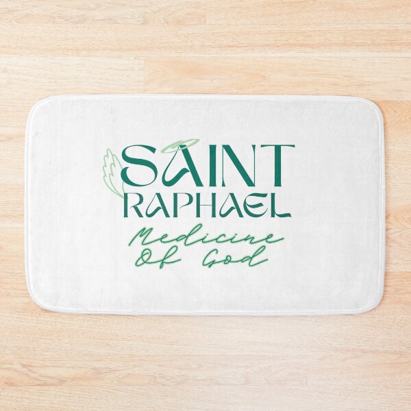 Item preview, Saint Raphael Medicine Of God Lettering designed and sold by MapachardoStoreRB.