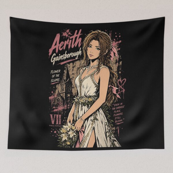Artikelvorschau, Weißes Kleid Aerith Gainsborough entworfen und verkauft von superhetero.