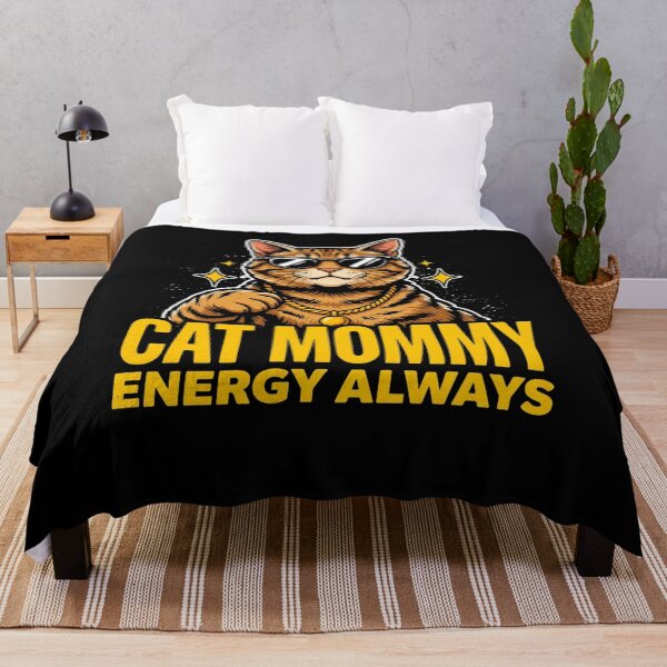 Item preview, Cat Mommy Energy Always Funny Cat Lover Design designed and sold by BHMARTS.