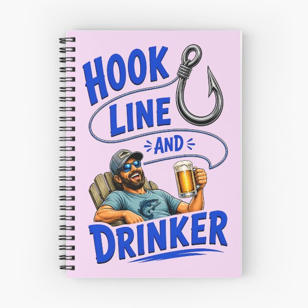 Item preview, HOOK LINE AND DRINKER DESIGN 1 designed and sold by DigitalandPhoto.