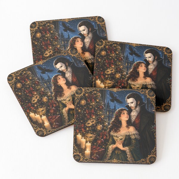 Item preview, A Happy Christmas Phantom Of The Opera - Erik and Christine designed and sold by NerdiPop.