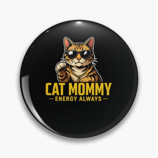 Item preview, Cat Mommy Energy Always Funny Cat Lover Design designed and sold by BHMARTS.
