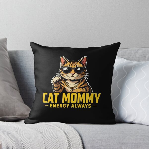 Item preview, Cat Mommy Energy Always Funny Cat Lover Design designed and sold by BHMARTS.