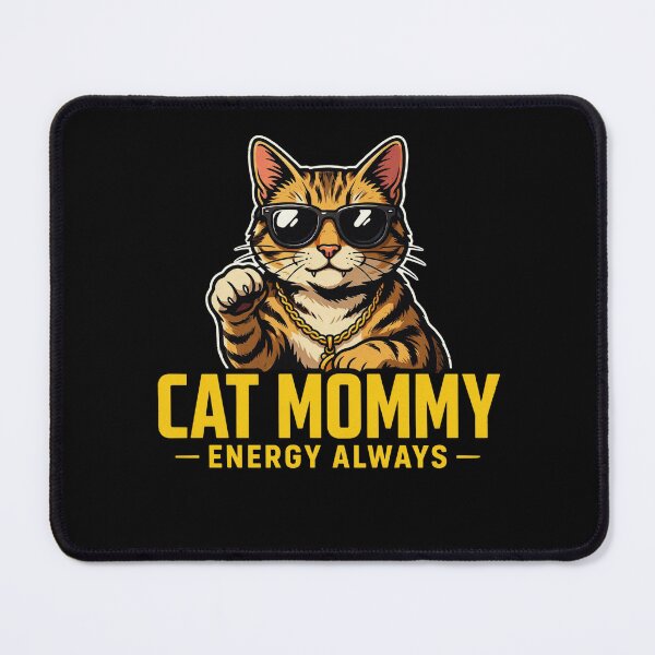 Item preview, Cat Mommy Energy Always Funny Cat Lover Design designed and sold by BHMARTS.