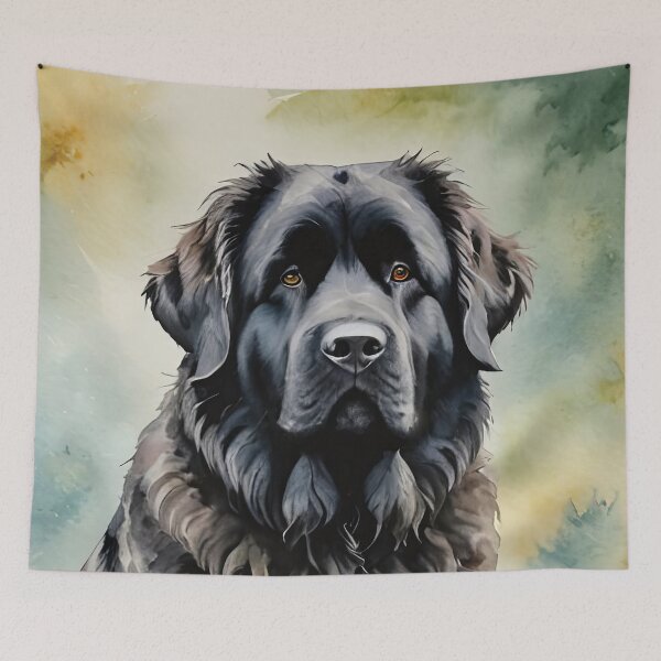 Item preview, Newfoundland Dog Watercolor Dog Art designed and sold by MaverlyShop.
