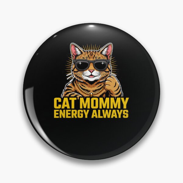 Item preview, Cat Mommy Energy Always Funny Cat Lover Design designed and sold by BHMARTS.