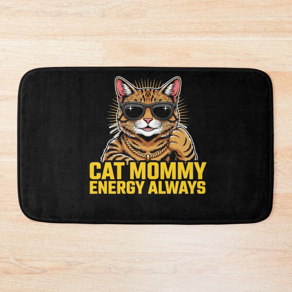 Item preview, Cat Mommy Energy Always Funny Cat Lover Design designed and sold by BHMARTS.