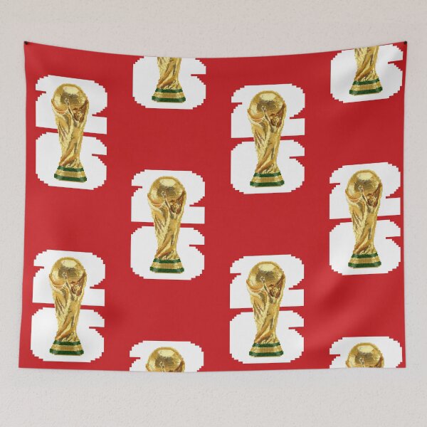 Item preview, Pixelated World Cup Trophy designed and sold by ItsEraArt.