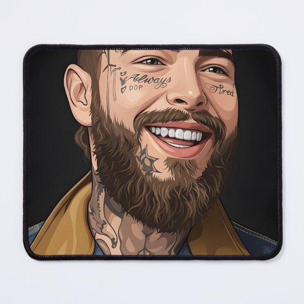 Item preview, Post Malone Vector Illustration designed and sold by Boruto1231.