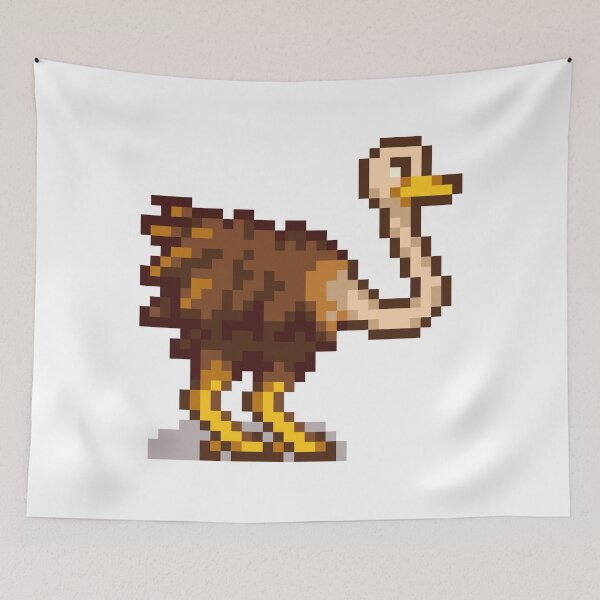 Item preview, Stardew Valley stickers - ostrich designed and sold by ThinaArte.