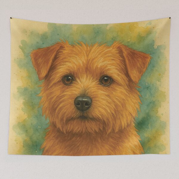 Item preview, Norfolk Terrier Watercolor Dog Art designed and sold by MaverlyShop.