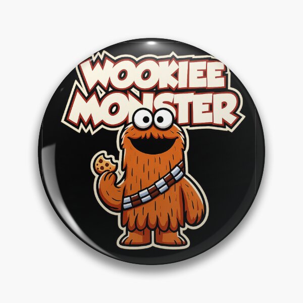 Item preview, Wookiee Monster – Funny Space Cookie Parody Design | Retro Humour Graphic designed and sold by GarnerSupplyCo.