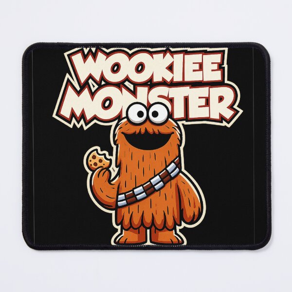 Item preview, Wookiee Monster – Funny Space Cookie Parody Design | Retro Humour Graphic designed and sold by GarnerSupplyCo.
