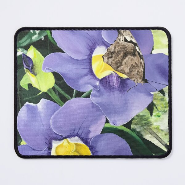 Item preview, Butterfly on Purple Flowers designed and sold by LMT-art.