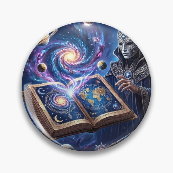 Item preview, Cosmic Wizard Magic Spell Book Galaxy Art designed and sold by Curious-Cosmos.
