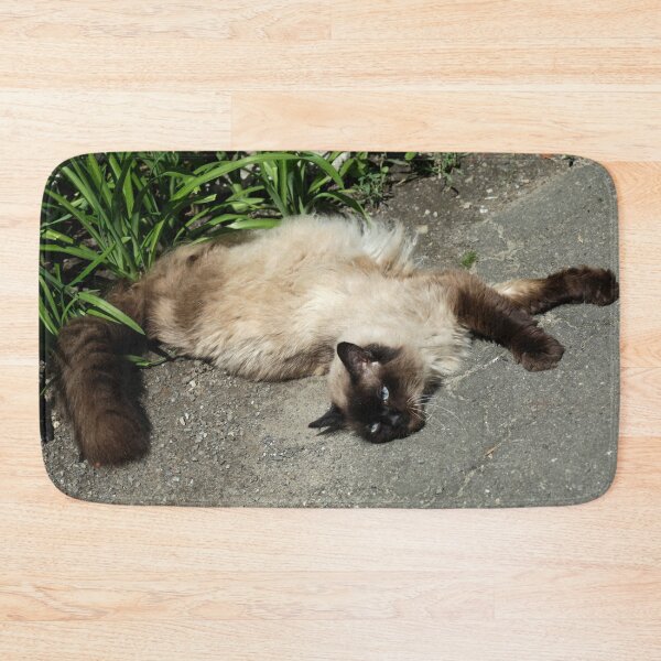 Item preview, Portrait of cute siamese cat designed and sold by olena2552.