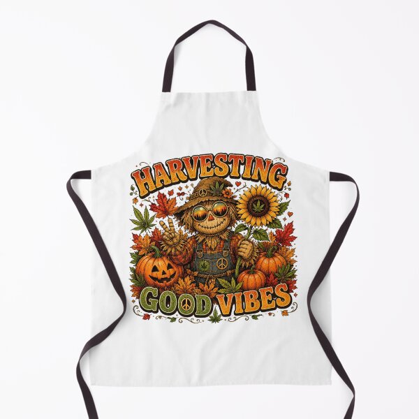 Item preview, Harvesting Good Vibes Scarecrow designed and sold by HippyRikky.