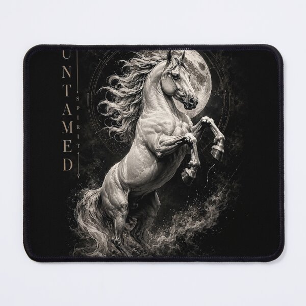 Item preview, Untamed Spirit – Horse in the Full Moon designed and sold by thirtyonestars.