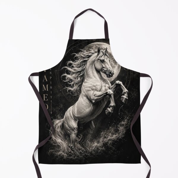 Item preview, Untamed Spirit – Horse in the Full Moon designed and sold by thirtyonestars.