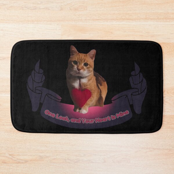 Item preview, Heart-Stealing Cat – Midnight Charm designed and sold by MB-CatPrints.