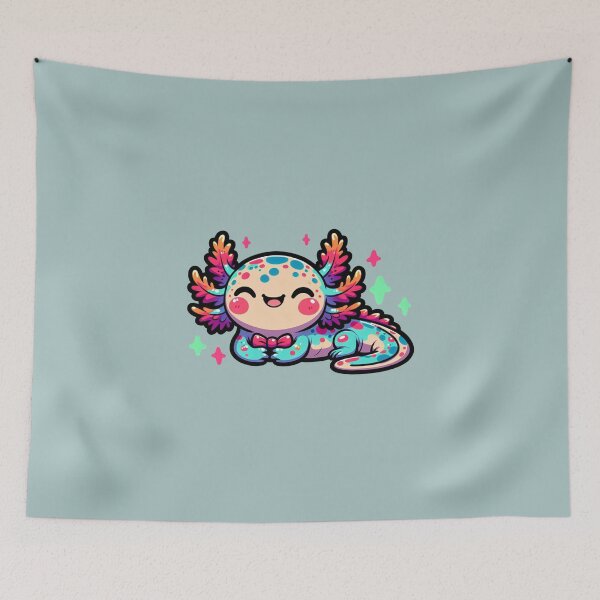 Item preview,  Cute Bright Coloured Axotl (Gecko / Salamander) designed and sold by NerdiPop.