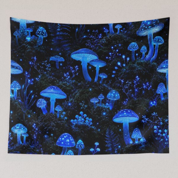 Item preview, Bioluminescent Magic Forest Mushrooms designed and sold by Owcomm.