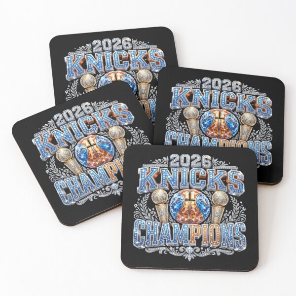 Item preview, New York Knicks Champions 2026, NY Knicks Silver, Blue & Orange Art designed and sold by DigiAngDesigns.