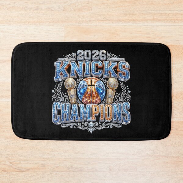 Item preview, New York Knicks Champions 2026, NY Knicks Silver, Blue & Orange Art designed and sold by DigiAngDesigns.
