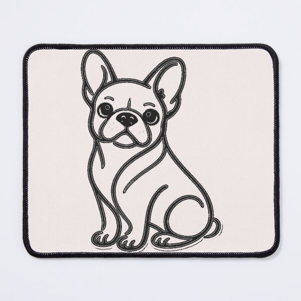 Item preview, French Bulldog Line Art ⭐ Minimalist Frenchie One Line Gift (Black Print) designed and sold by UrbanPrintVibes.