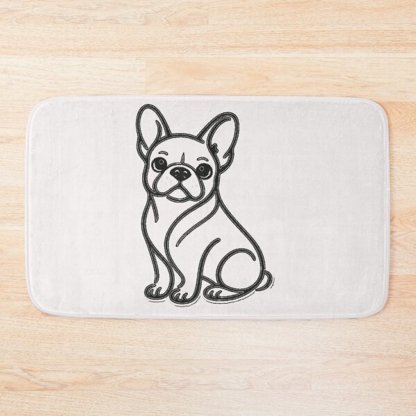Item preview, French Bulldog Line Art ⭐ Minimalist Frenchie One Line Gift (Black Print) designed and sold by UrbanPrintVibes.
