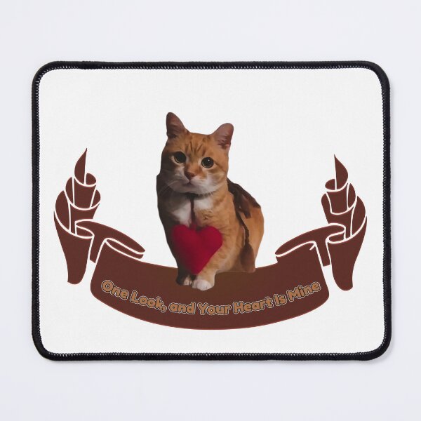 Item preview, Heart-Stealing Cat – One Look and Your Heart Is Mine designed and sold by MB-CatPrints.
