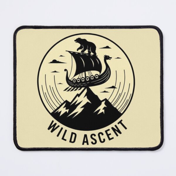 Item preview, Wild Ascent – Viking Ship Emblem designed and sold by Dogandesighn.
