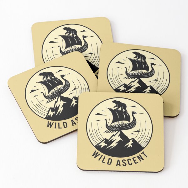 Item preview, Wild Ascent – Viking Ship Emblem designed and sold by Dogandesighn.